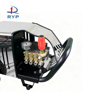 Idropulitrice Elettrica RYP 1800W in Acciaio Inox, Pulitore Stradale a Spinta Manuale, Getto d'Acqua ad Alta Pressione per Lavaggio Auto - Product Image 2