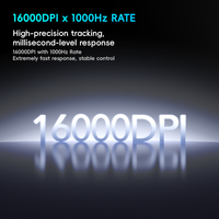 MLOONG MX301 Mouse Gaming Nirkabel Ultra-Ringan 1K Polling Rate 16000 DPI Sensor 16K Mouse Gaming yang Dapat Diprogram