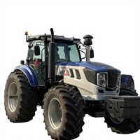 Heißer Verkauf: 4WD Allrad-Farmtraktor 4x4 220PS 240PS 260PS – Hydrauliktraktoren für die Landwirtschaft mit Frontlader, Heckbagger und Motorpumpe
