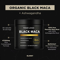 Capsules de Maca Noire Ashwagandha OEM à Prix de Gros pour l'Amélioration et la Vitalité Masculine – Capsules Énergisantes à la Maca