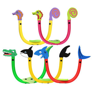 Equipos de Natación para Niños al Por Mayor Flotador Acuático para Piscina Tipo Fideo de Espuma Suave con Forma de Animal para Fiestas Acuáticas - Product Image 1