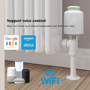 <span class=keywords><strong>Thermostat</strong></span> de <span class=keywords><strong>radiateur</strong></span> WiFi Zigbee TRV, application Tuya Smart Life, vanne thermostatique programmable, solution de chauffage économe en énergie - Product Image 4