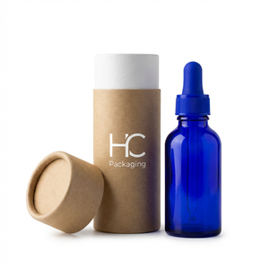 Custom Kraft Paper Tube Packaging Cylinder Box for <b>Dropper</b> <b>Bottle</b> Essential Oil Cosmetic Packaging Tube OEM Wholesale - Product Image 2