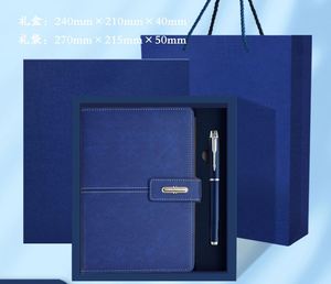 A5 Luxury Wholesale Luxury Custom Logo Corporate <b>Gift</b> <b>Set</b> Printing Hardcover PU Leather Planner Notebook <b>Set</b> - Product Image 5