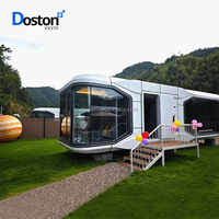 Maison capsule de luxe préfabriquée Shijiazhuang Maison mobile haut de gamme de taille personnalisée pour salon ou parc