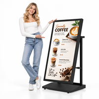 Écran d'affichage numérique extérieur haute luminosité 55 pouces 1800 nits, étanche IP65, avec contrôle Wi-Fi, pour menu numérique.