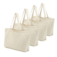 Sac fourre-tout en toile de coton naturel écologique, nouveau design 2021, pour usage quotidien, taille personnalisable, logo personnalisé, avec poignées, couleur beige.
