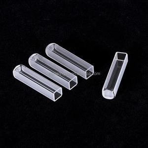 Großhandel Quarz Küvette Tasse in abgerundeten Ecke Glas Durchfluss zellen Chemie Analysator Zusammensetzung SiO2 - Product Image 1
