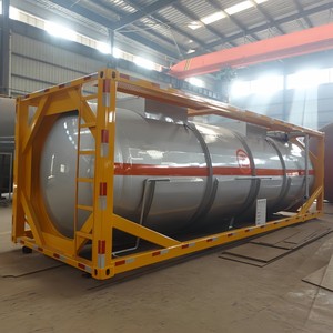 Conteneur-citerne ISO 20FT 40FT pour marchandises inflammables et dangereuses, citerne en acier inoxydable SS316L pour le transport de liquides dangereux - Product Image 5