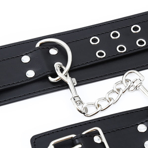 Thierry Collar to Handcuffs Bondage <strong>Restraints</strong> Set Fetish <strong>Neck</strong> Wrist Cuffs Sex Toys For Adult Sex Tamed Game Roleplay - Product Image 3
