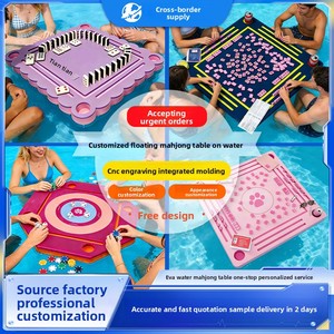 Tavolo Galleggiante Speciale in <span class=keywords><strong>EVA</strong></span> per Mahjong, Personalizzato per Piscina, Gioco d'Acqua, Poker, Scacchi, Tavolo Galleggiante Cina - Product Image 2