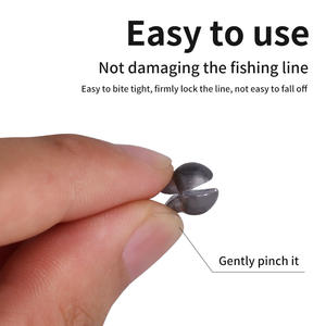 Plomos de Pesca Ytqhxy Split Shot, Pesas de Plomo de 0.5g a 4g, Accesorios de Pesca en Roca y Océano, Duraderos y Funcionales - Product Image 2