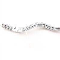 Raccord préformé en tige plate d'aluminium pour lignes électriques aériennes, connexion hélicoïdale formée