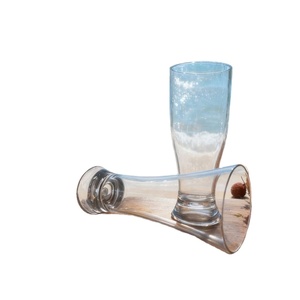 Bouteille de jus en plastique Pilsner incassable de 300 ml de qualité alimentaire avec logo personnalisé et design contemporain pour la bière - Product Image 4