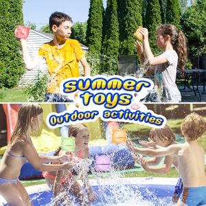 Ballons d'eau réutilisables, auto-scellants, à remplissage rapide, bombes à eau, jouets d'été pour enfants, plage, piscine, extérieur - Product Image 4