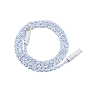 Câble de clavier magnétique 8K 8 cœurs 1,3m-1,8m à lumière blanche pour éclairage d'ambiance de voiture, charge rapide PD60W [couleur fixe] - Product Image 3