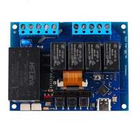 Module relais 4 canaux personnalisé avec cartes électroniques de contrôleur de relais WiFi ESP32S ESP32 4CH