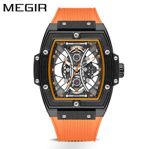 <span class=keywords><strong>MEGIR</strong></span> 8109 <span class=keywords><strong>Montre</strong></span> pour hommes <span class=keywords><strong>Prix</strong></span> de gros Bracelet en silicone Étanche Creux Lumineux Cross-border Hot Item 8109 - Product Image 2