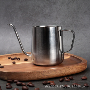 Stainless Steel Gooseneck <b>Kettle</b> 350ml With Narrow Spout For Drip Coffee Making <b>Camping</b> Outdoor Use - Product Image 3