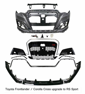 Rejilla de parachoques delantero de coche, kits de carrocería de alerón delantero para Toyota Frontlander <span class=keywords><strong>Corolla</strong></span> CROSS 2020 2021 <span class=keywords><strong>2022</strong></span>, actualización a RS <span class=keywords><strong>Sport</strong></span> - Product Image 2