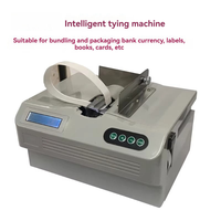 Machine à banderoleuse de ruban adhésif thermofusible 220V/110V, machine à attacher les billets de banque, machine à cerclage à induction intelligente
