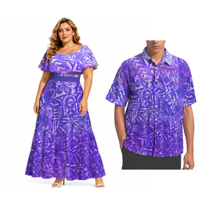 Abbigliamento Estivo Casual per Coppie 2026: Camicie Comode da Uomo e Abiti Hawaiani alla Moda da Donna, Coordinati da <span class=keywords><strong>Spiaggia</strong></span> Traspiranti - Product Image 5