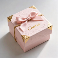 Boîte cadeau magnétique en carton de haute qualité avec logo personnalisé en encre de soja pour emballage de bougie rigide en pot de 50 ml
