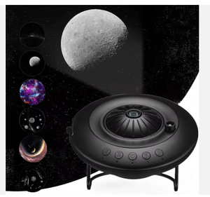 Projecteur <span class=keywords><strong>Planétarium</strong></span> UFO LED ABS, Veilleuse Galaxie, Abat-jour Blanc Minimaliste, pour Chambre d'Enfant, Plafond, Home Cinéma - Product Image 6