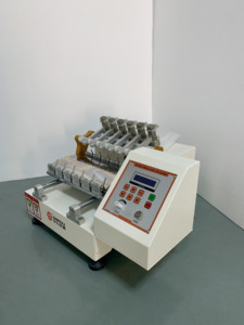 Machine d'essai de résistance à la friction et à la couleur du cuir électrique à 6 stations SATRA TM114 ISO 116406 ASTM D2054 - Product Image 3