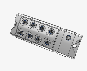 Balluff BNI00AJ IO-Link 1.1 IP67 เซ็นเซอร์/ฮับแอคชูเอเตอร์ 8 อินพุตแบบอะนาล็อก ข้อมูลเอาต์พุตความละเอียดสูง ไม่ต้องใช้แหล่งจ่ายไฟแยกต่างหาก - Product Image 1