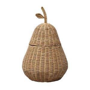 Panier de rangement en rotin tressé fait main, écologique, pour enfants, jouet éducatif, conteneur à fruits - Product Image 5