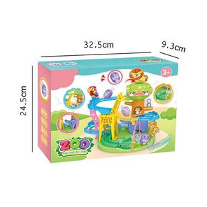 Nueva Serie de Animales, Divertidos Animales Jugando en un Tobogán, Juguetes de Plástico, Tobogán de Volteo para Niños - Product Image 1