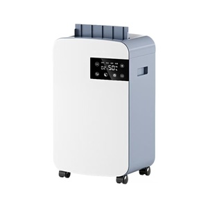 OEM 6L Portable Compressor <b>Dehumidifier</b> with Handle Wheels Electric Power Source for Multi-Room Household Use Made of Plastic - Product Image 3