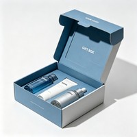 Boîte d'emballage personnalisée en carton recyclable, solide et biodégradable pour cosmétiques, fond de teint liquide, lotion, essence, crème pour le visage