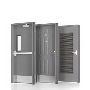 Panik <span class=keywords><strong>Bar</strong></span> ile acil yangın çıkış kapısı | Tahliye ve güvenlik yolları için yanmaz çelik kapı - Product Image 2