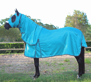 Tapis d'été de cheval pour la participation quotidienne Conception respirante élégante pour garder le manteau propre sûr et confortable à l'extérieur - Product Image 2