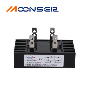 เครื่องแปลงกระแสไฟฟ้าแบบสะพานเฟสเดียว Centry รุ่น QL100A 1200V พร้อมฮีทซิงค์ - Product Image 5