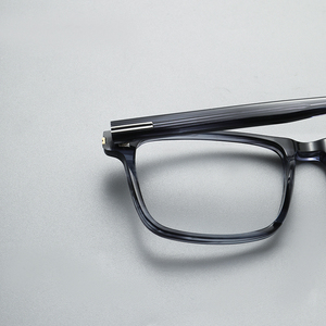 Lunettes de vue rectangulaires anti-lumière bleue pour femmes, monture intégrale, couleur unie, verres en résine légers, pour usage quotidien - Product Image 4