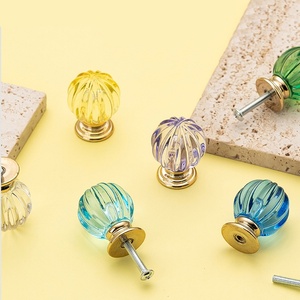 Colored <strong>Knobs</strong> for Living Room <strong>Bedroom</strong> Other Spaces-Glass Acrylic Wardrobe Drawer Dresser Bathroom Hotel Apartment Dining - Product Image 6