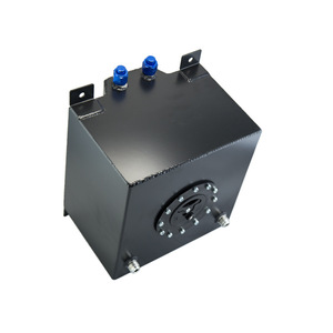Tanque de Combustible de Aluminio de 20L, Negro Plateado, para Modificación, Reequipamiento y Actualización de Automóviles Honda - Product Image 1