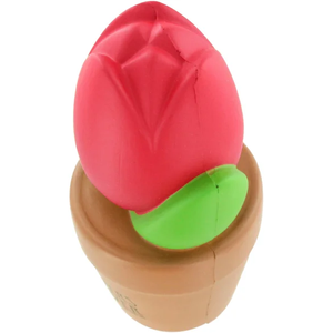 Pelota Antiestrés de Espuma de Poliuretano con Forma de Tulipán en Maceta, con Logotipo Impreso, Juguetes Antiestrés de Tulipán para Promoción Empresarial - Product Image 6