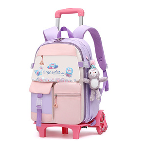 2023 nouveau dessin animé étudiant sac <span class=keywords><strong>à</strong></span> dos filles garçons cartables avec Six roues enfants chariot sacs enfants sac <span class=keywords><strong>à</strong></span> dos <span class=keywords><strong>à</strong></span> roulettes - Product Image 1