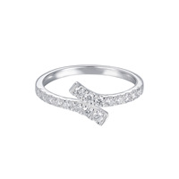 Bagues de couple en argent sterling S925 avec diamants de laboratoire, alliance minimaliste assortie, luxe discret pour femmes et hommes