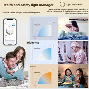 Bombilla LED Inteligente de Color E27, Control Remoto por Wi-Fi, Activación por Voz Tmall Genie, Cambio de Color, Cristal - Product Image 5