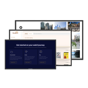 Hushida OEM ODM treo tường bút ngón tay cảm ứng đa Bảng điều chỉnh 21.5 24 32 inch tương tác cảm ứng hiển thị thông minh tương tác - Product Image 3