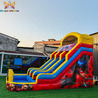 Toboggan aquatique gonflable commercial et éducatif en PVC, géant, pour jardin, école, centre commercial, parc de trampolines résidentiel