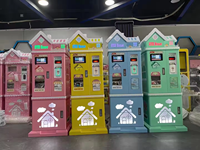 Accepteur de billets IFD Machine de changement de pièces automatique Changeur d'argent Machines d'échange de pièces de monnaie LED