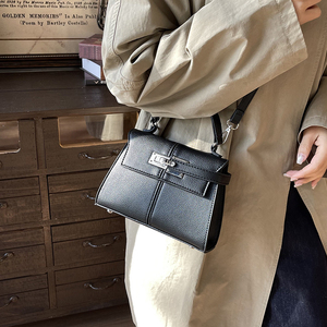 Sac fourre-tout décontracté en PU, Nouveauté 2025, Couleur unie, Design de niche, Quotidien, pour femme, Bandoulière amovible, Portable, Durable.9932 - Product Image 6