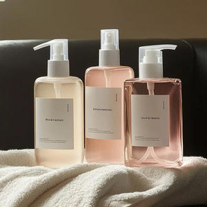 Rechargeable 10oz 16oz Plat Carré PET PCR Bouteille Bouteille De Lotion Pour Le Corps Avec Pompe De <span class=keywords><strong>Gel</strong></span> <span class=keywords><strong>Douche</strong></span> Avec Étiquette Personnalisée - Product Image 1