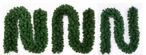 Guirnalda de Árbol de Navidad Artificial Verde de Alta Calidad, Hecha a Mano con PVC Premium y Bordado, para Decoración del Hogar - Product Image 5